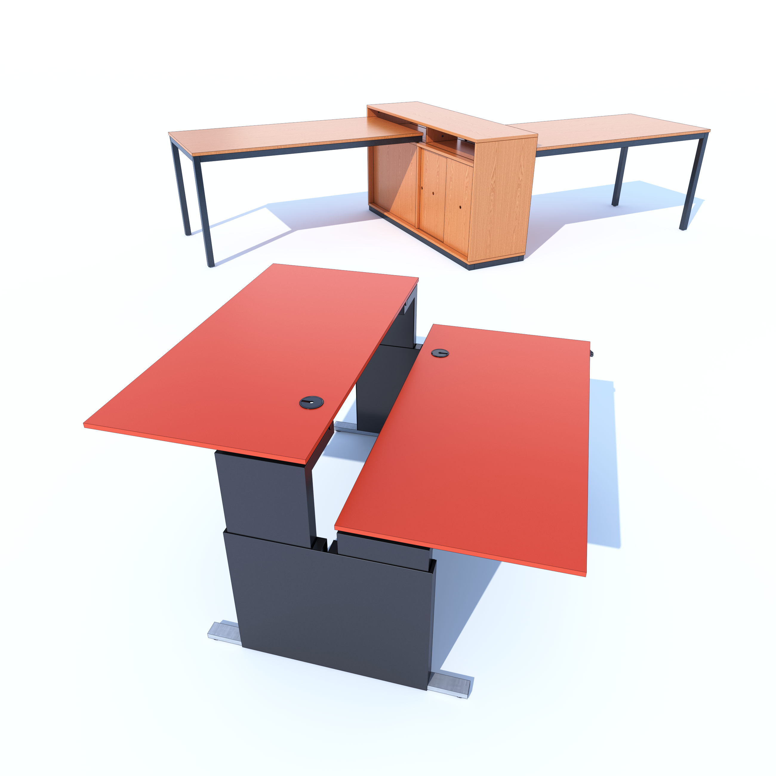 Double Sided Desk