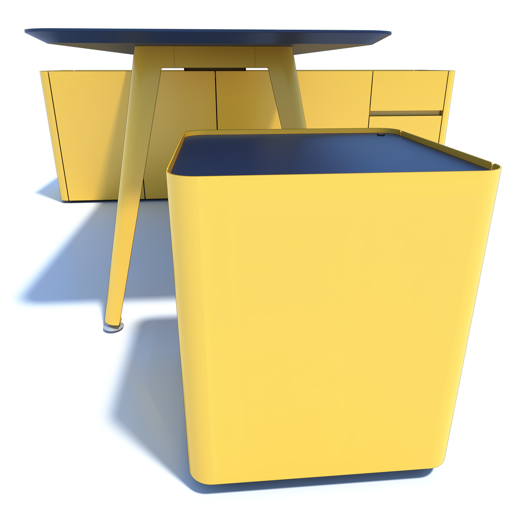 Moov Partner - Desk with Support Credenza