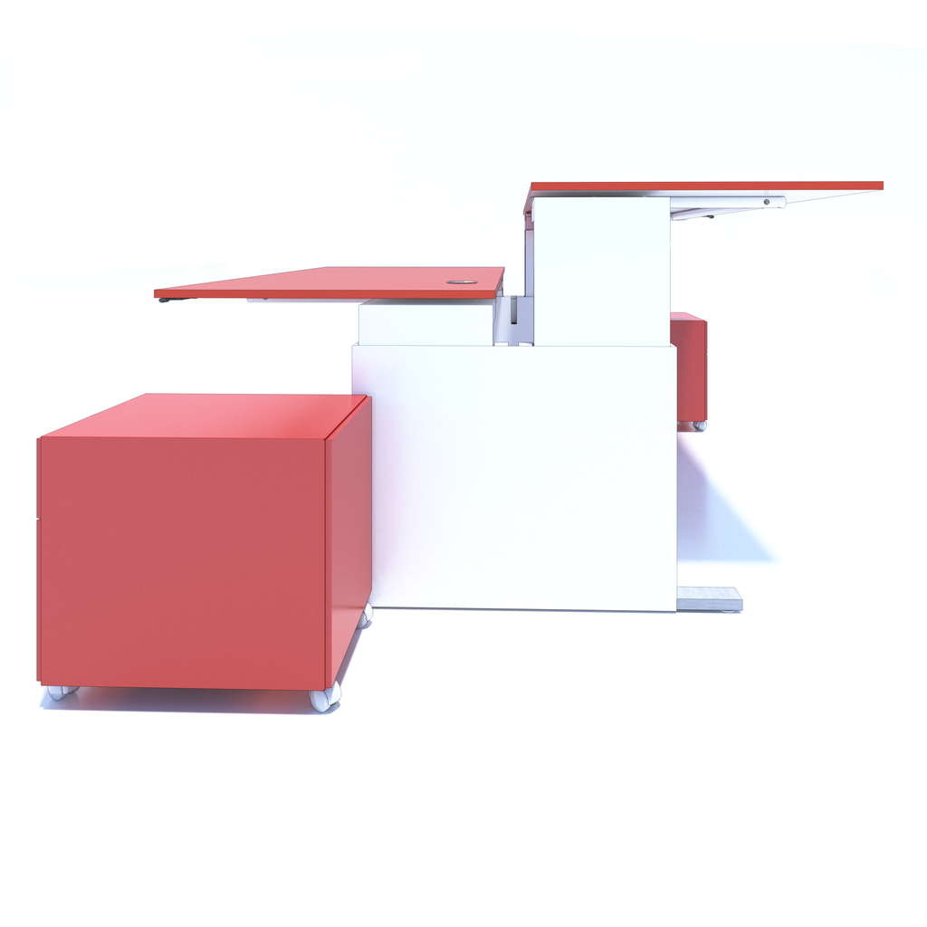 TE - Double-Faced Height-Adjustable Desks