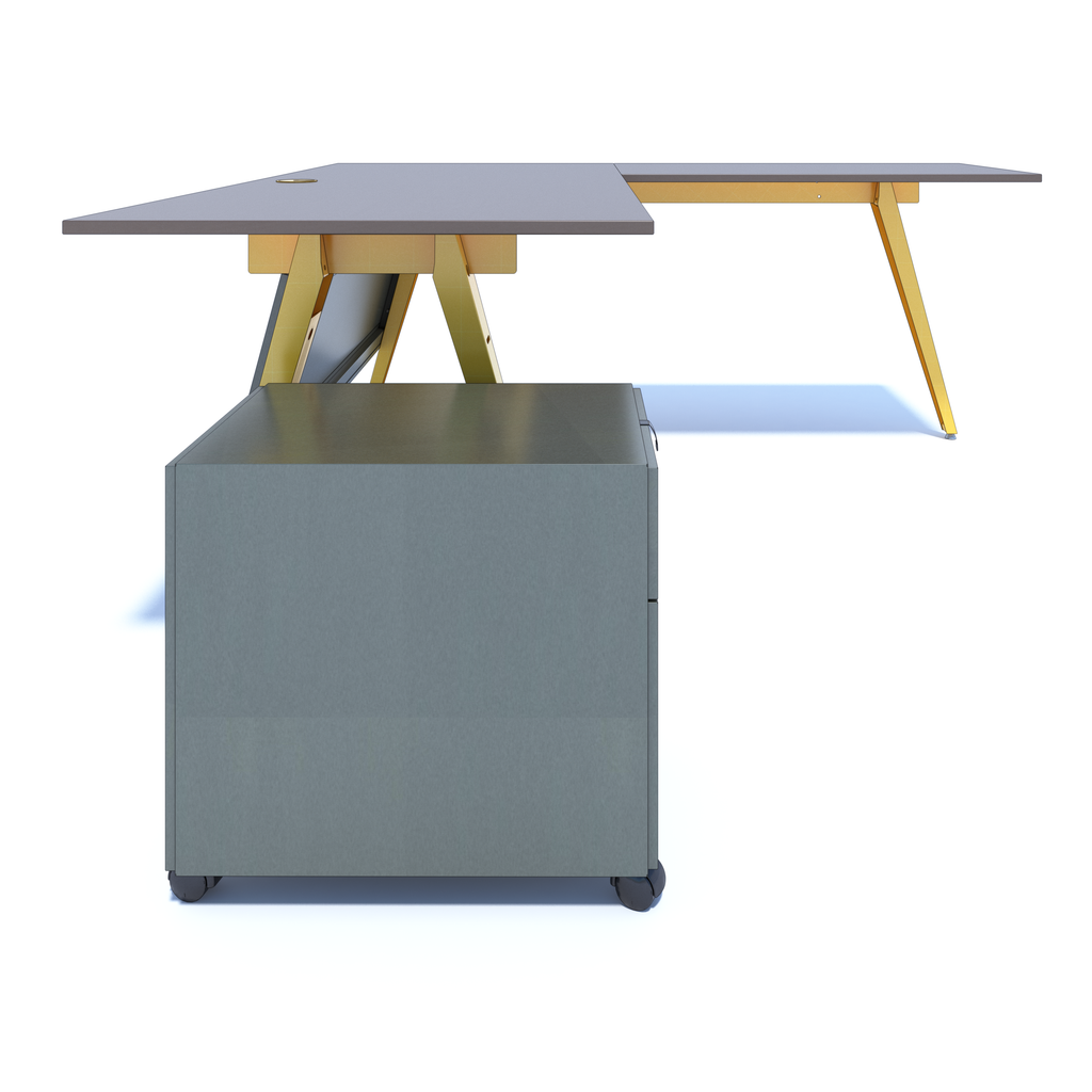 OPE - Freestanding Desk with Return