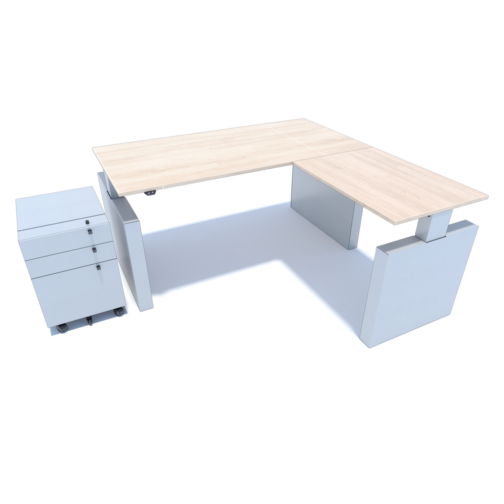 ARPA - Height-Adjustable Desk with Return