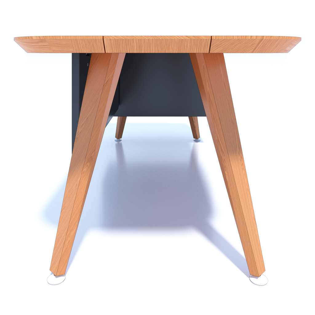 OPE Executive - Rectangular Desk with Support Pedestal
