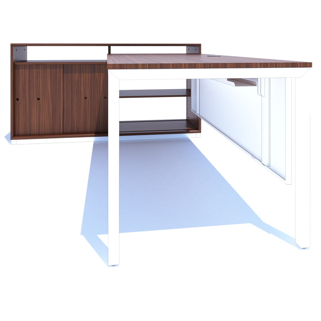 ARM - Desk with Support Credenza